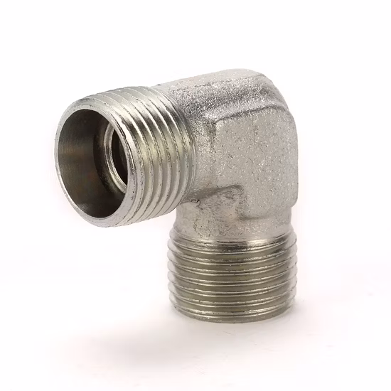 Гидравлический переходник с коническим седлом, метрической наружной резьбой LT 24, угол 90 градусов