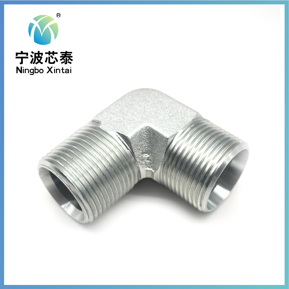 90deg Metric Elbow Fitting Male Metric to Male NPT Hose Connecter 1cn9 Interlock Ferrule for DIN 20023 4sh. R12 Hose Adapter Brass Adapter Male