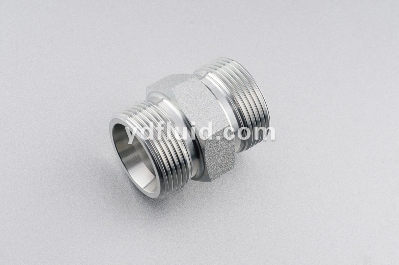 China Metric Male Straight Hydraulic Adapter