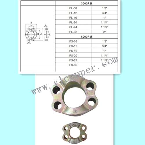 Best Selling 6000psi Undivided Hydraulic Flange Unsplit Flange